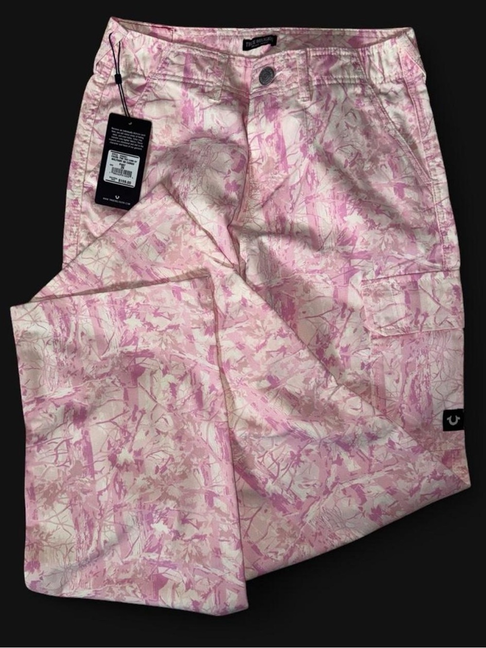 True Religion Pink and Cream Camo Jeans - Picture 3 of 9